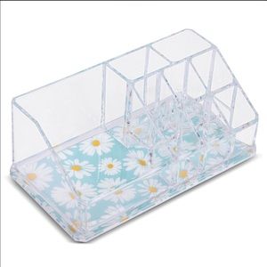 NEW Sorbus Mini Organizer With 9 Slots Daisy Print